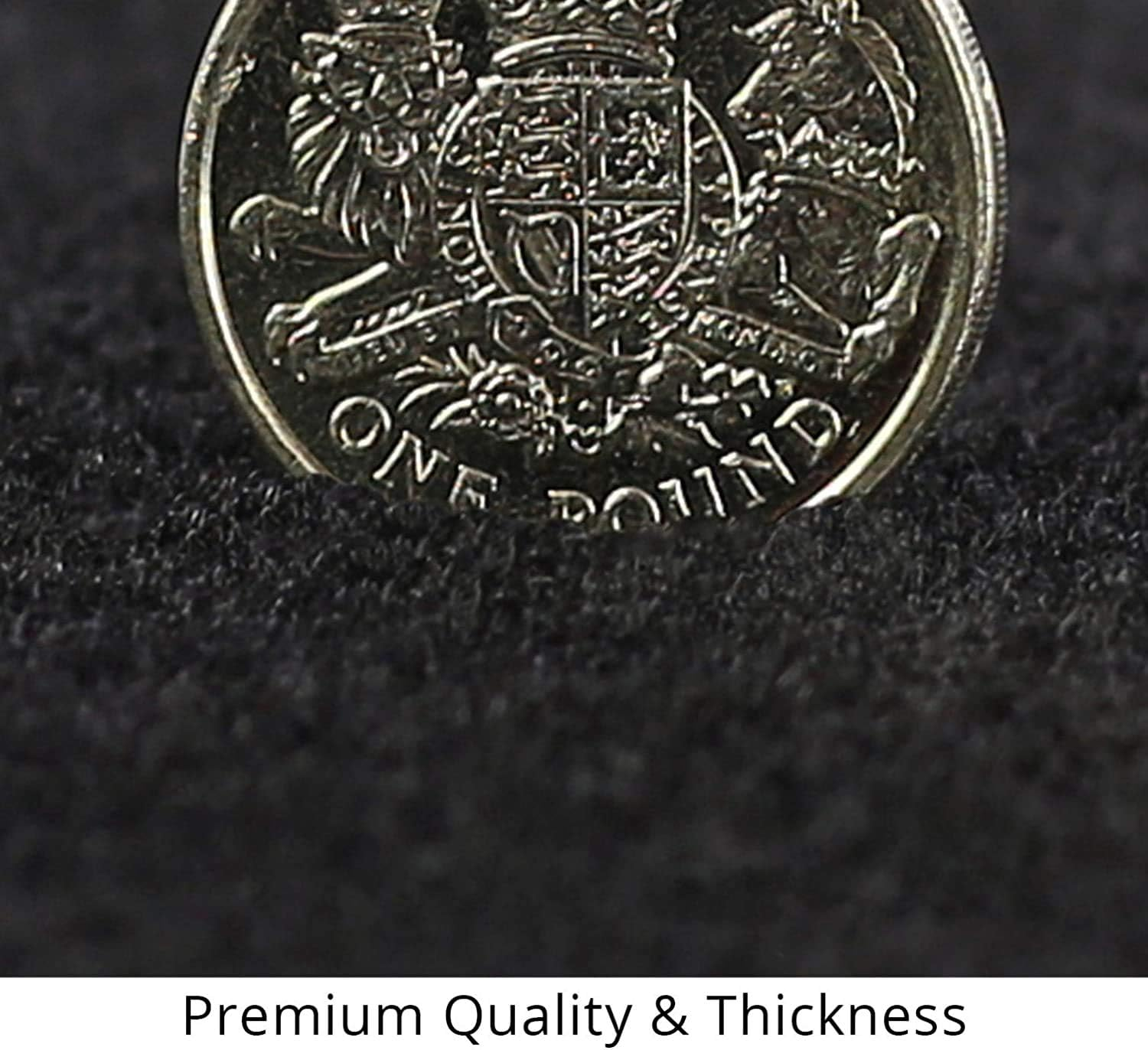 Fully Tailored Deluxe Car Mats for Nissan Qashqai 2014-On, Set of 4, Black with Black Trim with 2 Safety Clips in Drivers Mat image number 5