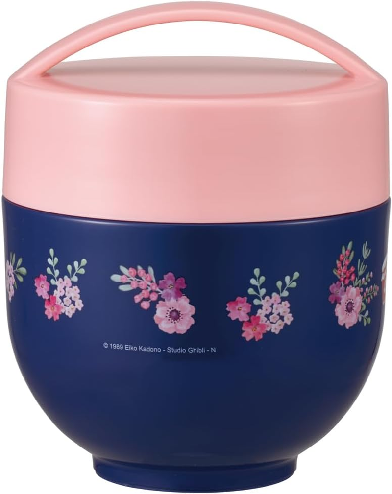 Skater LDNC6AG-A Antibacterial Insulated Lunch Box, Bowl Shape, Lunch Jar, 19.3 Fl Oz (540 Ml), Kiki'S Delivery Service, French Studio Ghibli image number 4