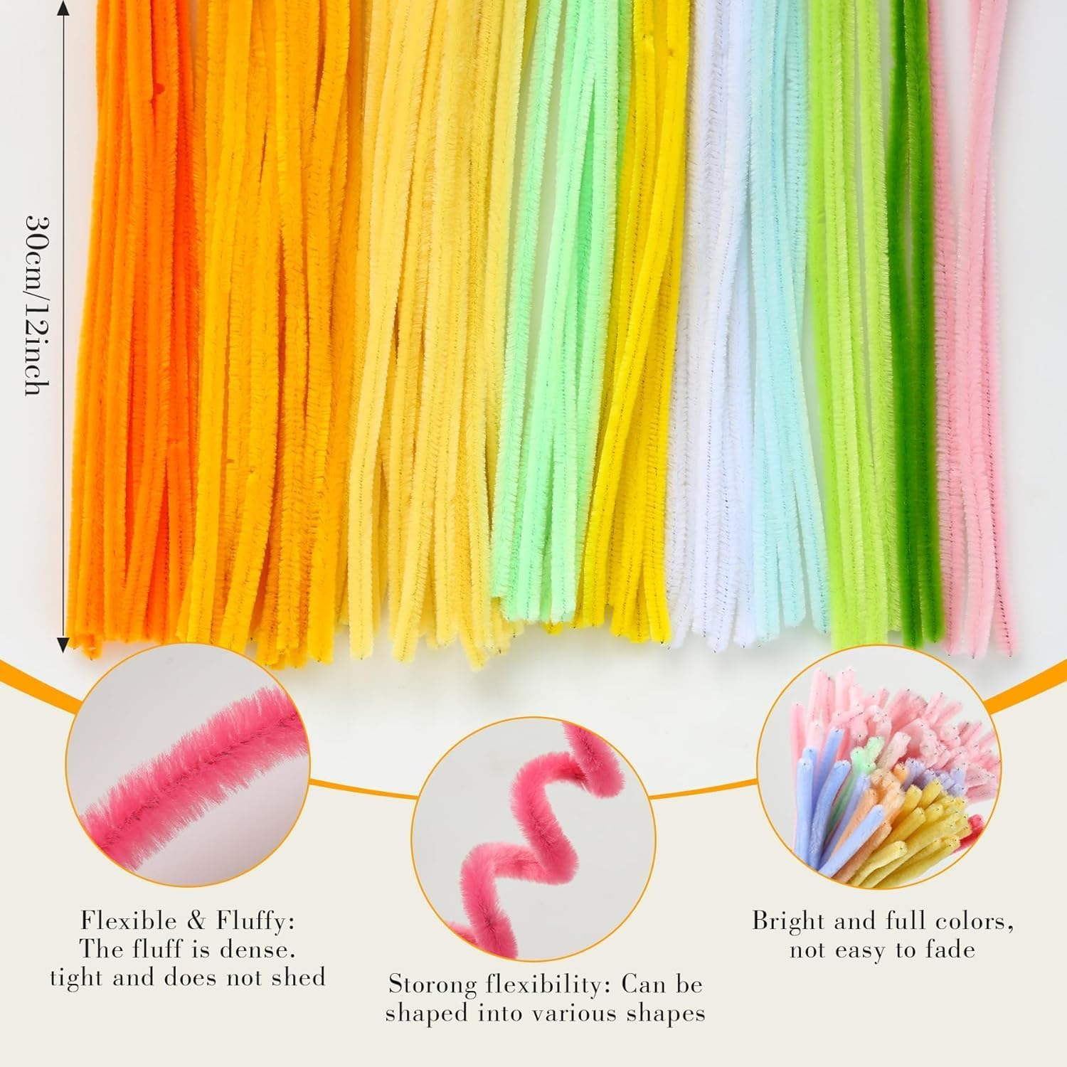 Pipe Cleaners Craft - Pipe Cleaners Flowers, Pipe Cleaner Flower Kit, DIY Pipe Cleaners Flower Bouquet Craft Supply Kit for Art Project Activity, Birthday Anniversaries Graduations Gifts image number 6