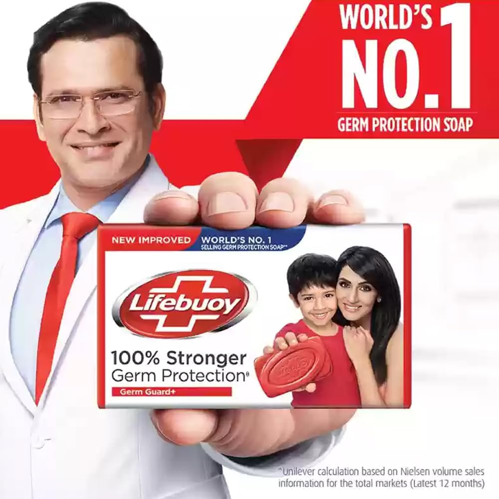 Lifebuoy Total Red Soap, 16-Count - 44 Grams Each image number 5