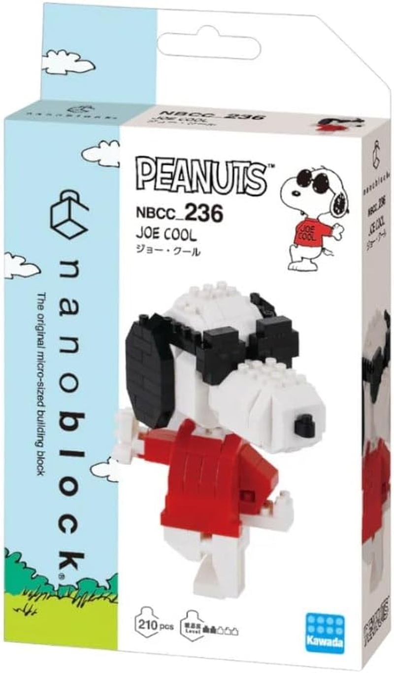 Kawada NBCC_236 Nanoblock Joe Cool NBCC_236 1/2 X 7.1 Inches (3 X 10.5 X 18 Cm), for 12 Years and Up, Interior Hobby