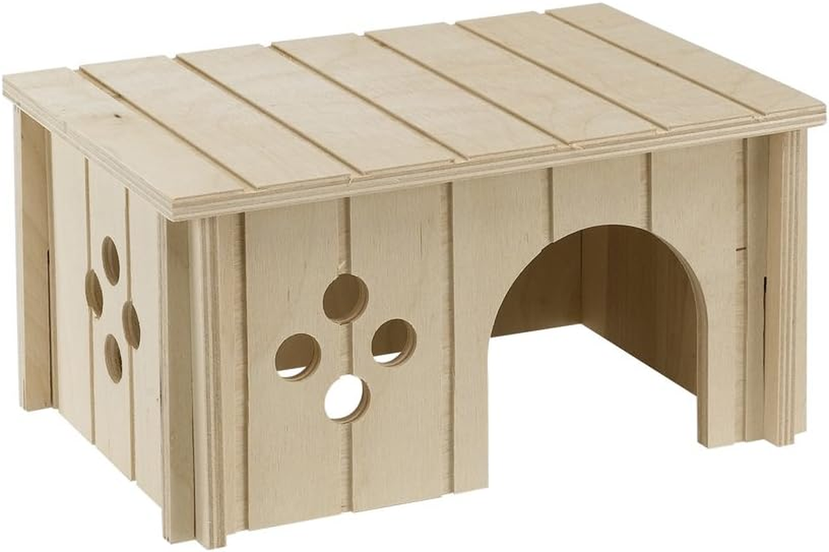 Ferplast Guinea Pig House Wooden Small Pet Nesting Box image number 2