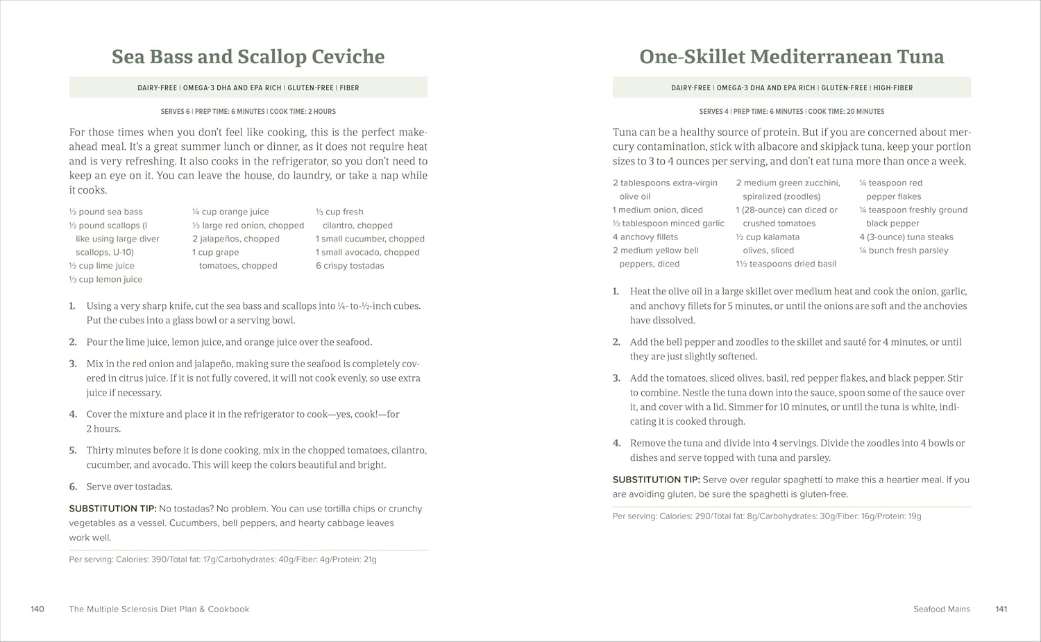 The Multiple Sclerosis Diet Plan and Cookbook: 101 Easy Anti-Inflammatory Recipes