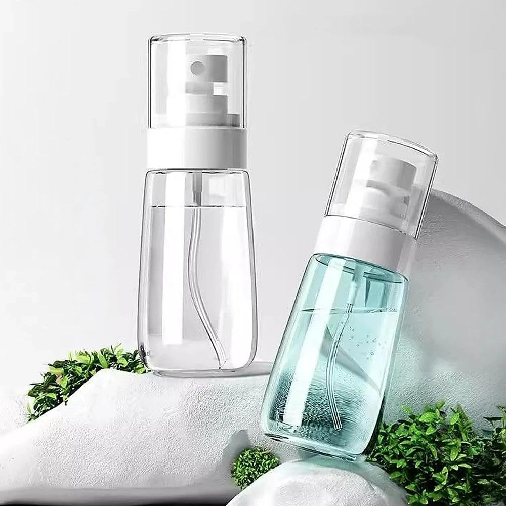 Set of 2 Spray Bottles &ndash; 2Oz/60Ml Travel Spray Bottle Set &ndash; Fine Mist Atomizer Leak‑Proof Design Portable Refillable Mini Spray Bottles for Face & Hair Mist by Unron image number 4