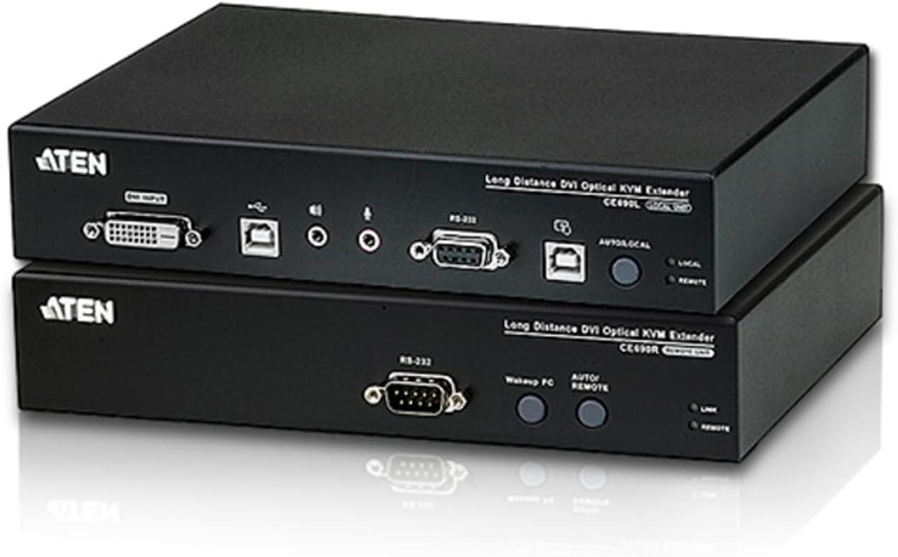 Aten USB DVI Optical KVM Extender 1920 X 1200 Upto 20Km image number 3
