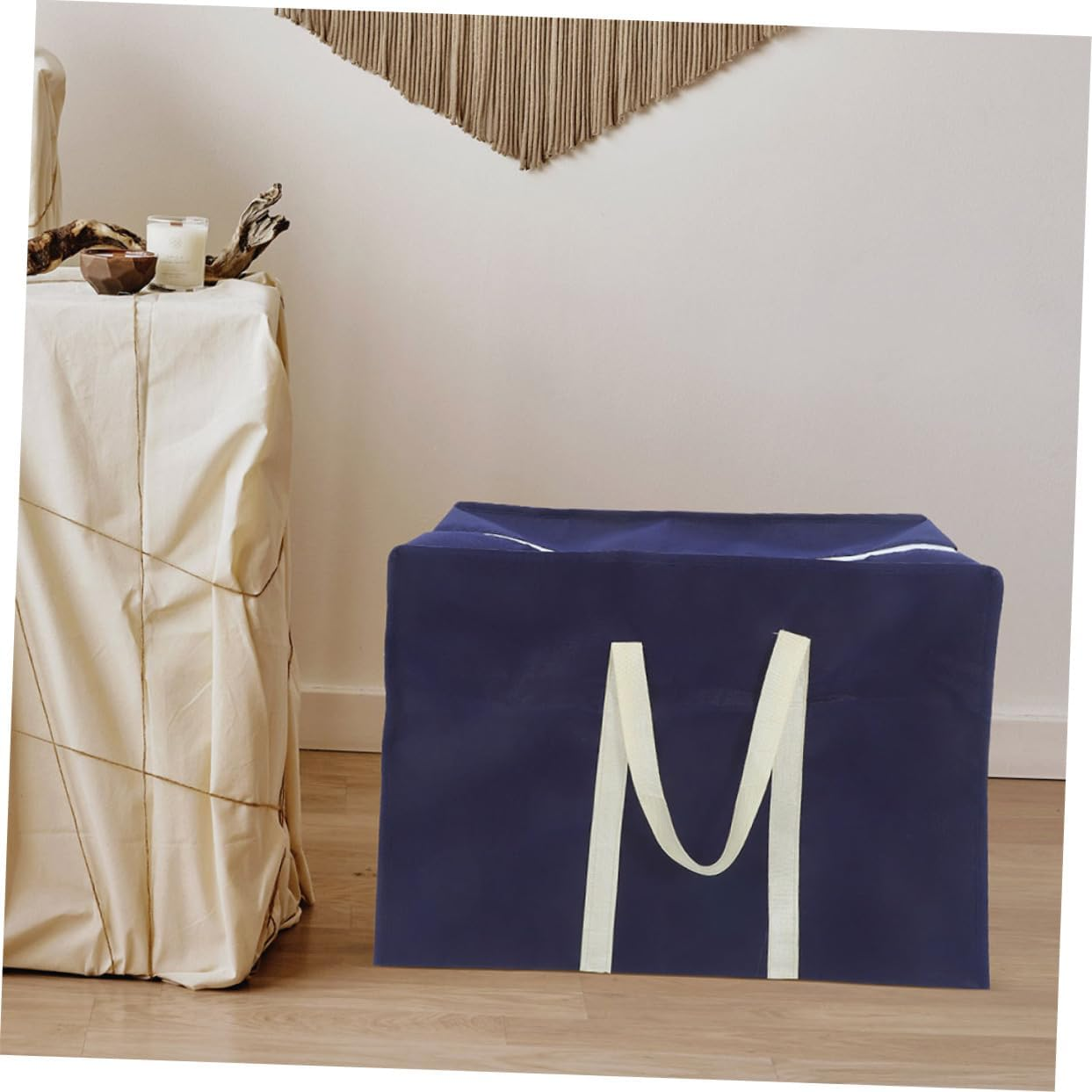 COLLBATH 2Pcs Large Capacity Storage Bag Duffle Luggage Organiser Tote Bags for Travel Moving image number 6