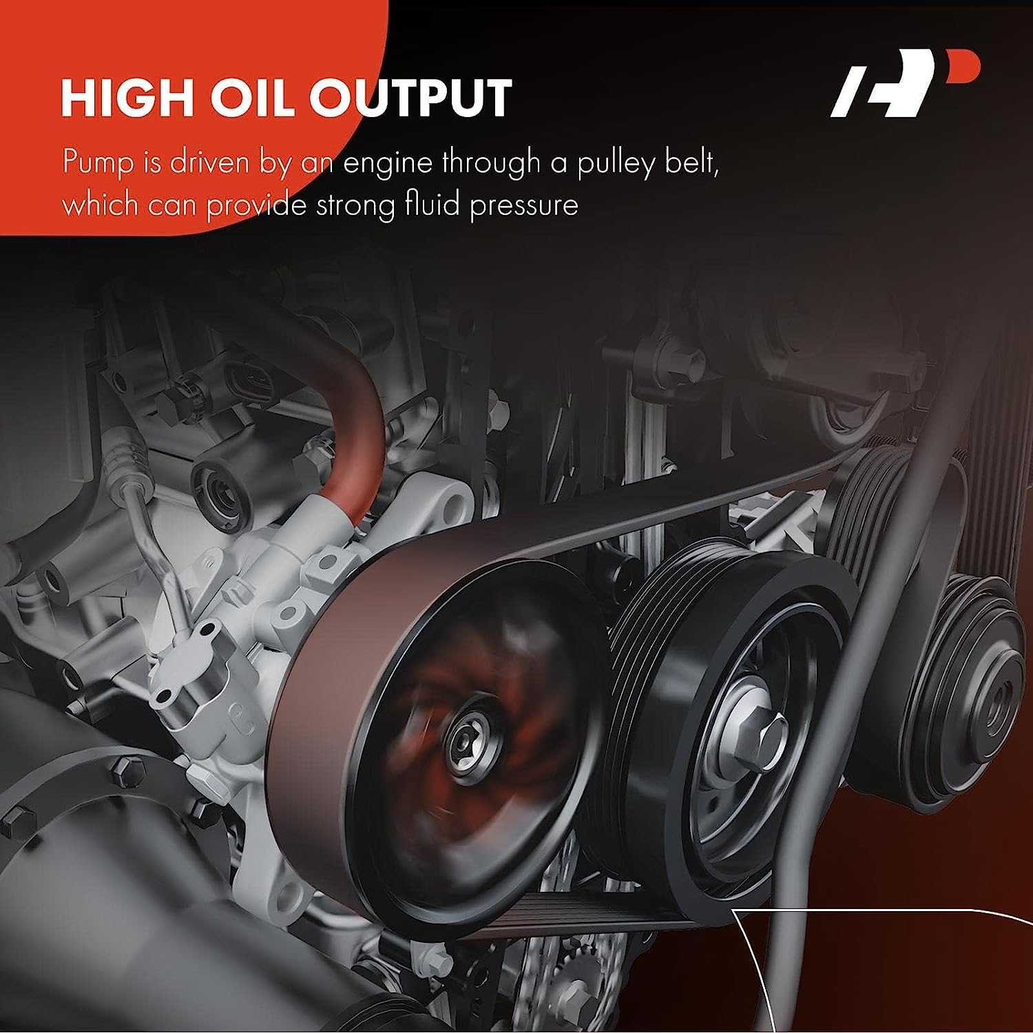 A-Premium Power Steering Pump Compatible with Subaru Impreza 1997-1998, Legacy 1997-1999, 1.8L 2.2L 2.5L Naturally Aspirated, Replace # 34411AC150 image number 4