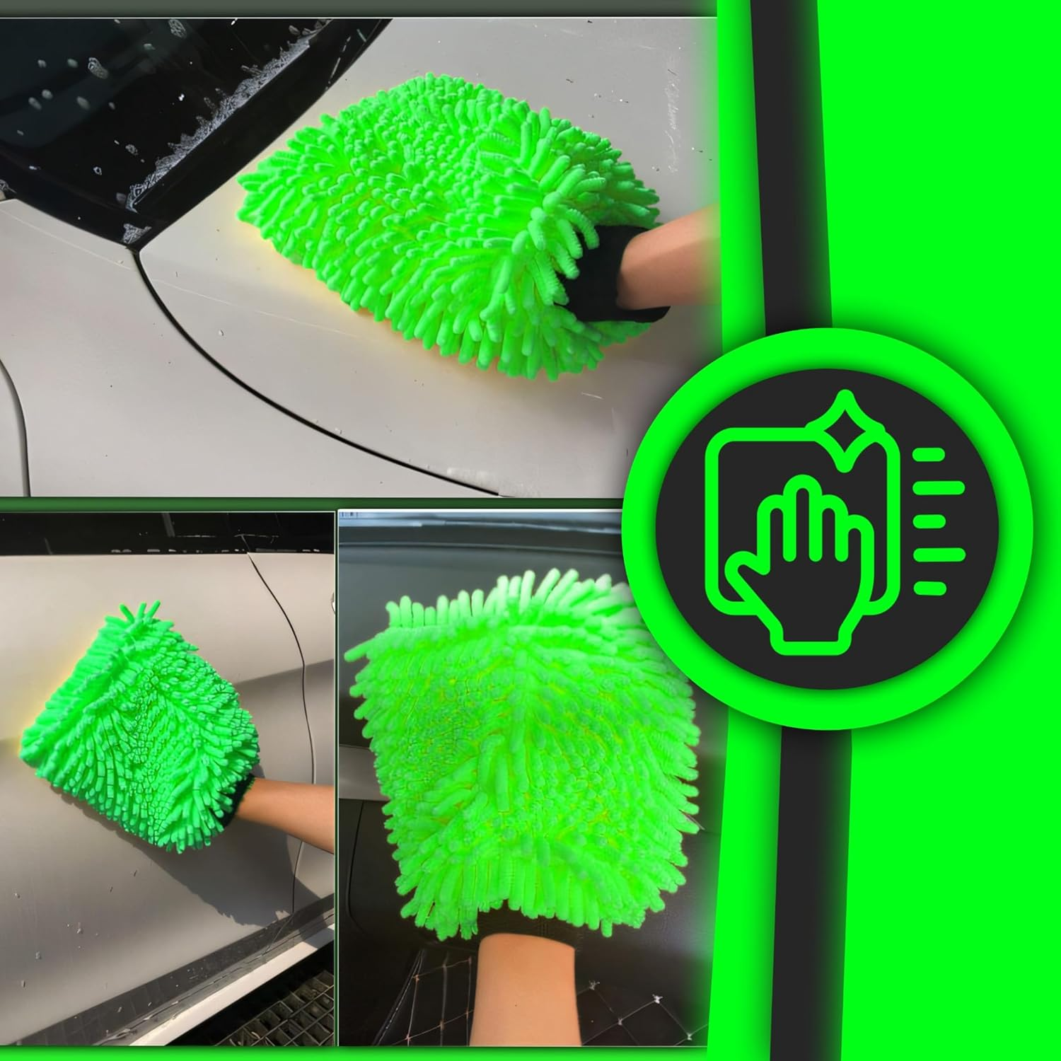 Retoo Car Cleaning Set 21 Pieces Car Care Set, Cleaning Brushes, Microfibre Cloths, Rim Brush, Car Wash Brush, Wash Set for Interior and Exterior, Cordless Screwdriver Brushes