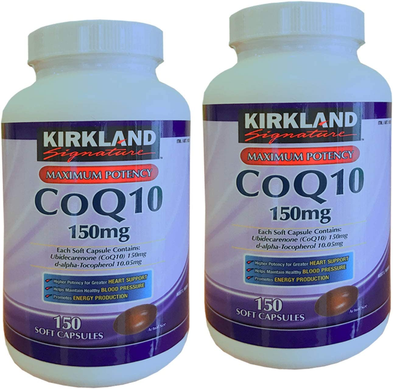 Kirkland Signature 2 X 150 Soft Capsules of Kirkland Coq10 150Mg image number 1