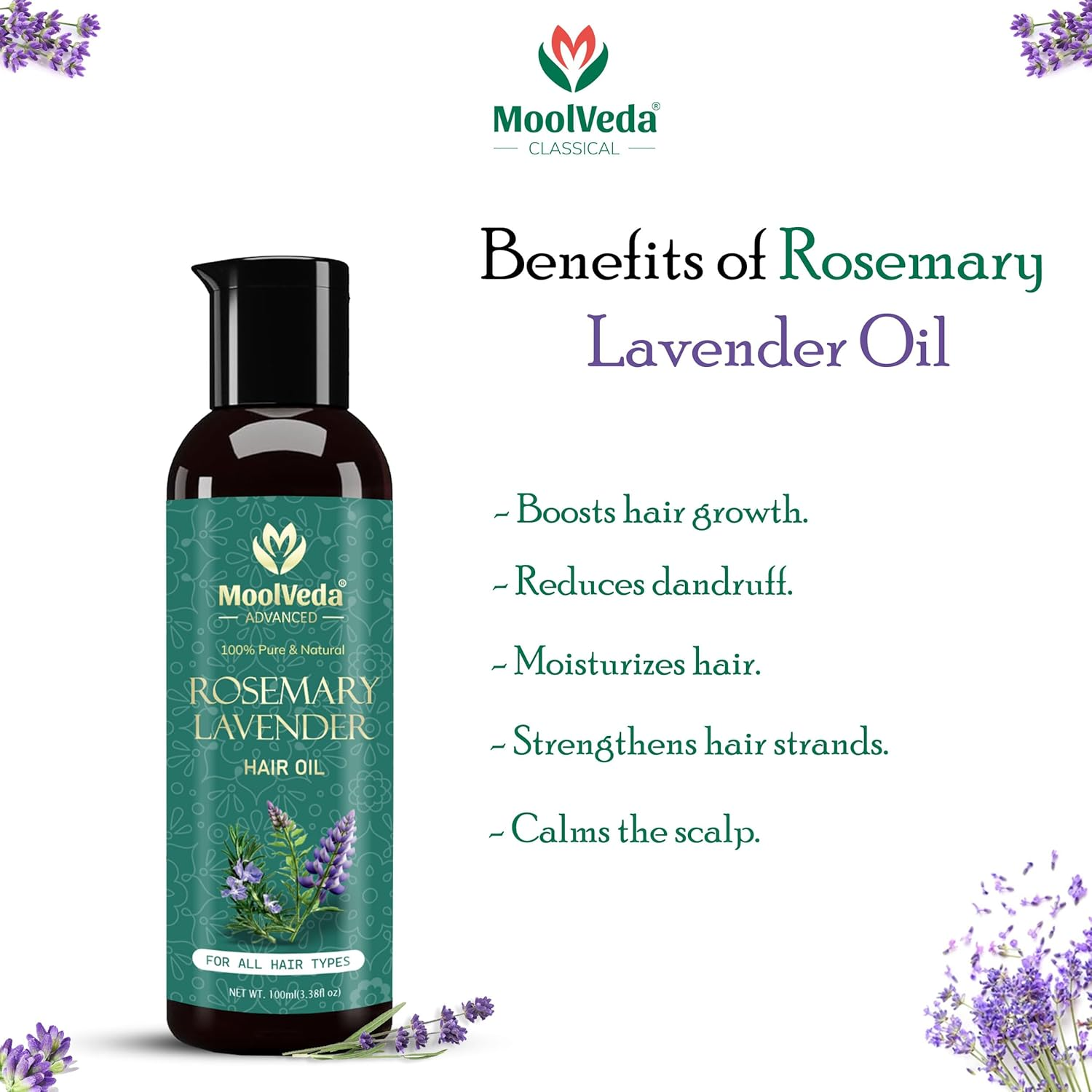 Rosemary Lavender Oil 3.38 Fl Oz (Pack of 1) image number 3