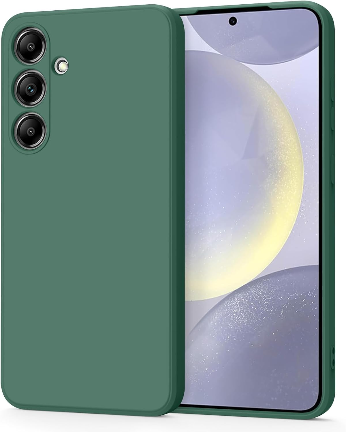 Silicone Case for Samsung Galaxy S24 Case(2024 Release), Silky-Soft Touch Gel Rubber Cover, Full Protective Case Shockproof Liquid Bumper Cover for Samsung S24 Case 6.1 Inch