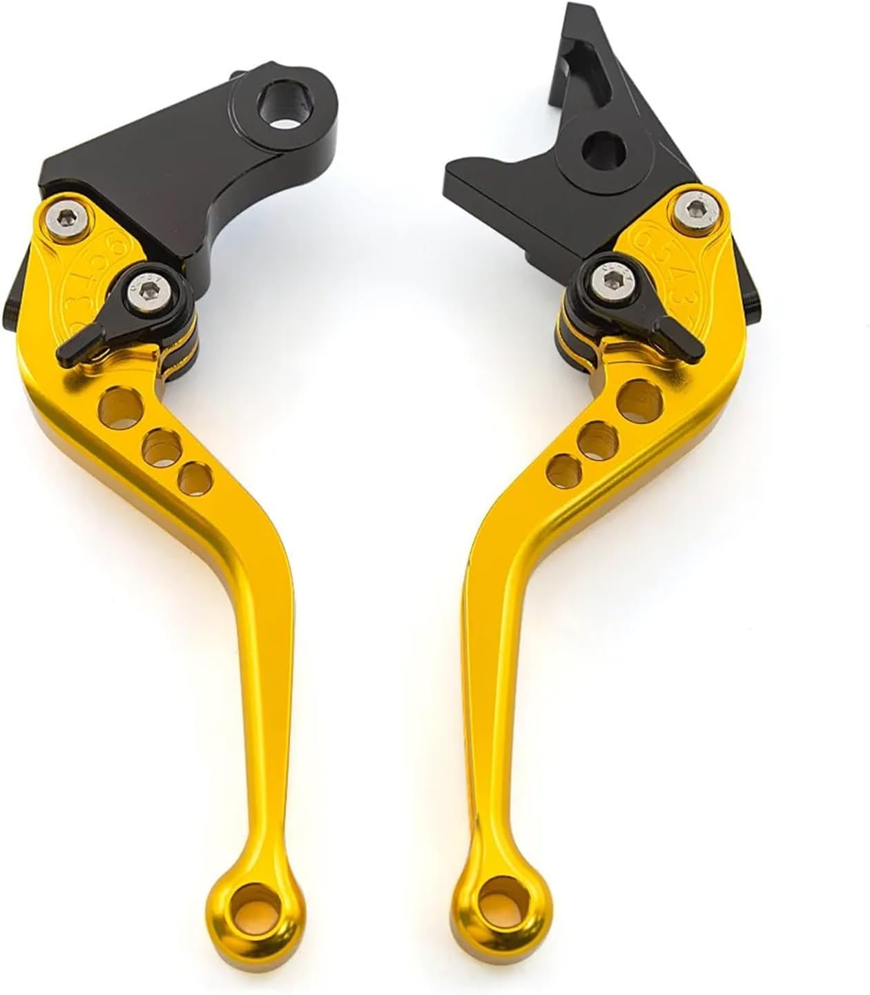 Fit for Royal Enfield Meteor 350 350Cc Motorcycle Aluminum Adjustable Brake Clutch Levers Lever Accessories 2021 2022 2023 2024(177Mm Black)