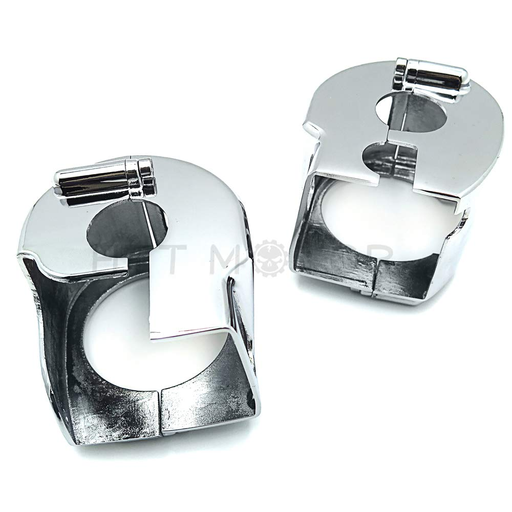 HTTMT MT265-007- Chrome Switch Housing Cover Compatible with All V-Star XVS 650 Classic and Silverado Models (Excludes Custom Models) image number 1