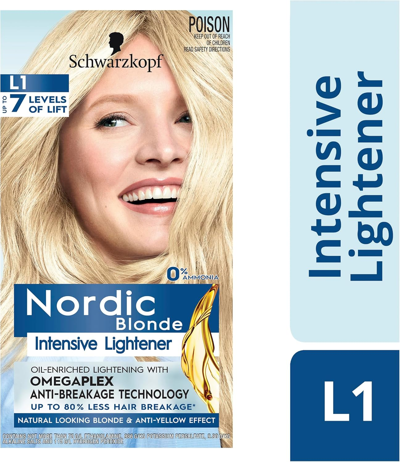 Schwarzkopf Nordic Blonde, Hair Lightener, L1 Intensive Lightener image number 4