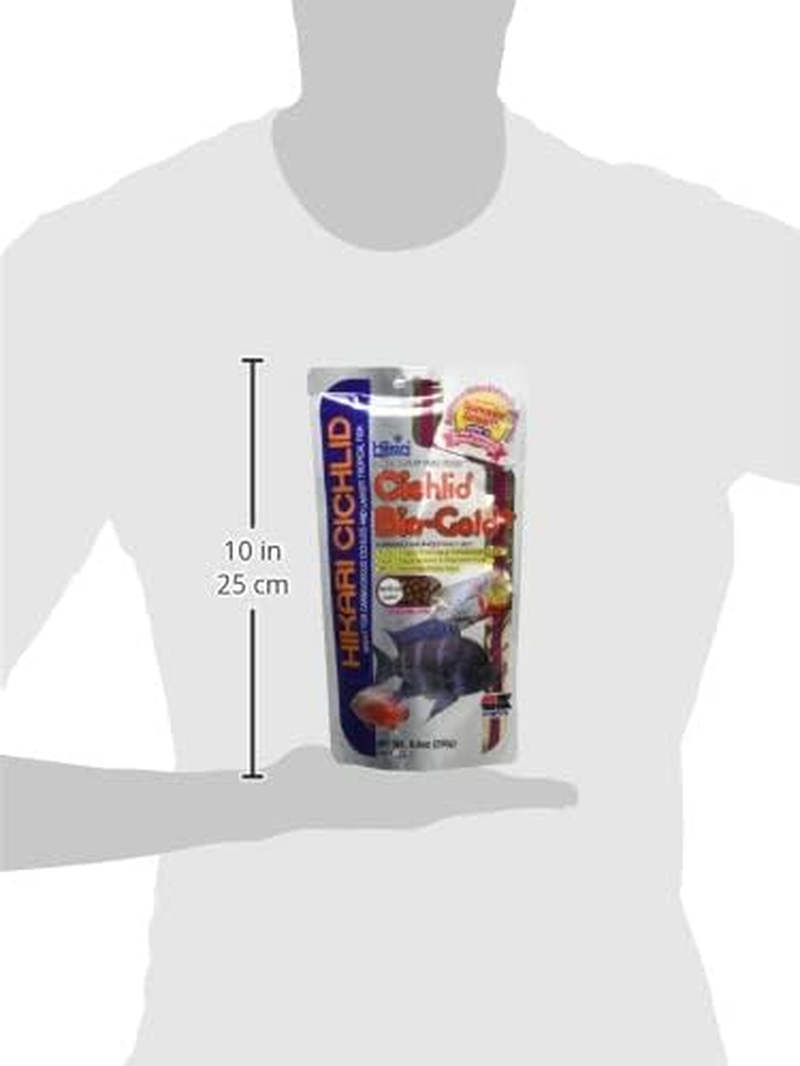 Hikari 8.8-Ounce Cichlid Bio-Gold and Floating Pellets, Medium image number 3