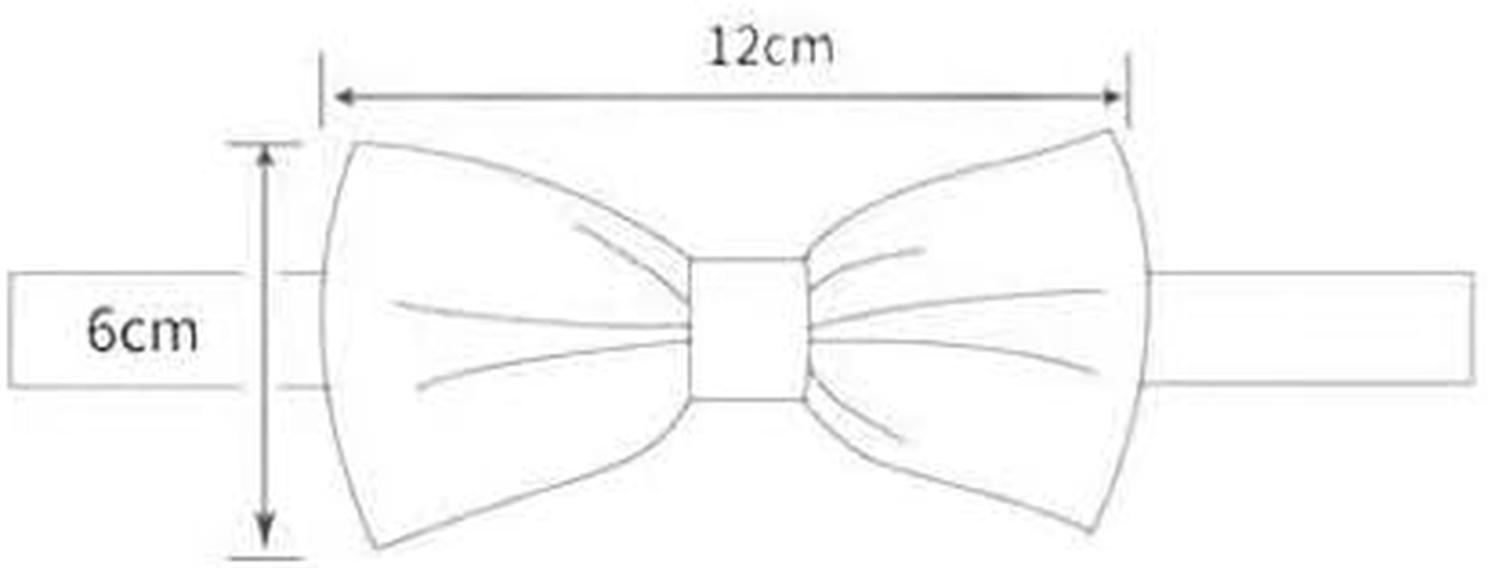 Men'S Diamond Pattern Bow Tie, Burgundy and Black, Pre-Tied Formal Accessory with White Dots, 12Cm X 6Cm image number 2