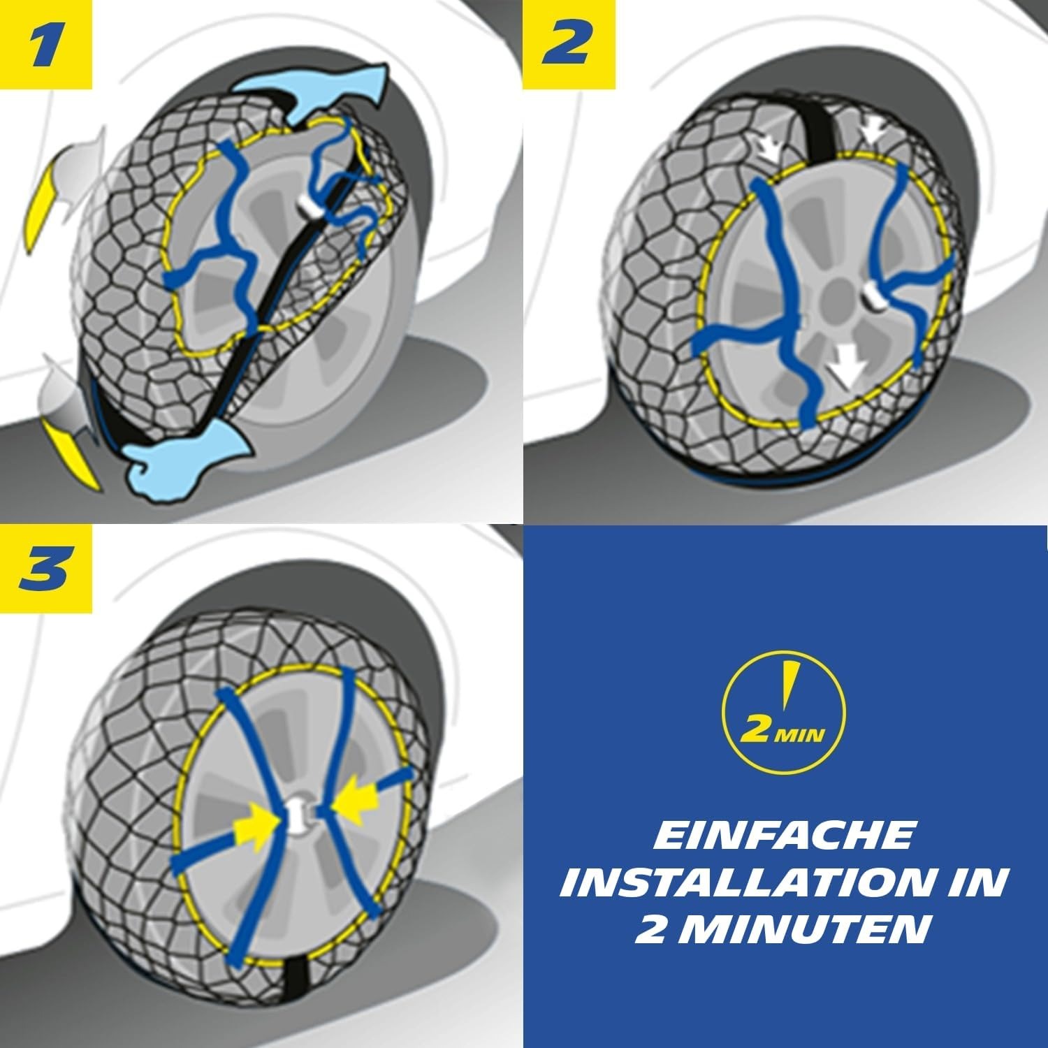 Michelin 008301 Easy Grip Snow Chains Evolution N&deg;12
