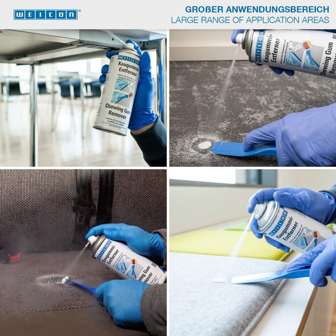 WEICON Chewing Gum Remover | 400 Ml | Removes Chewing Gum and Plastic Residues | Suitable for Clothing, Furniture, Floor, Carpet, Car Etc. image number 5