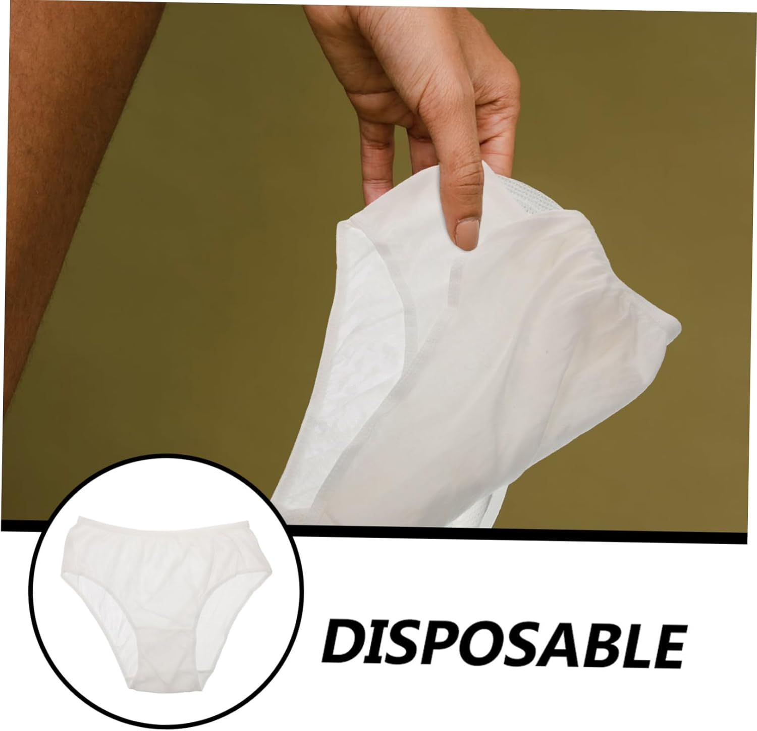 4Pcs Disposable Maternity Underwear Comfortable Breathable Pants for Pregnant Women White XXL