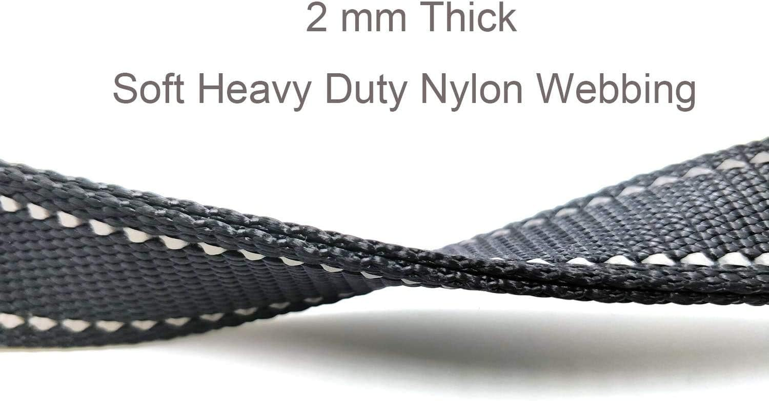 CHMETE Heavy Duty Dog Leash with Comfortable Padded Handle Reflective Training Dog Leashes for Medium Large Dogs up to 80Lbs (25&rdquo; Short Dog Leash) image number 2