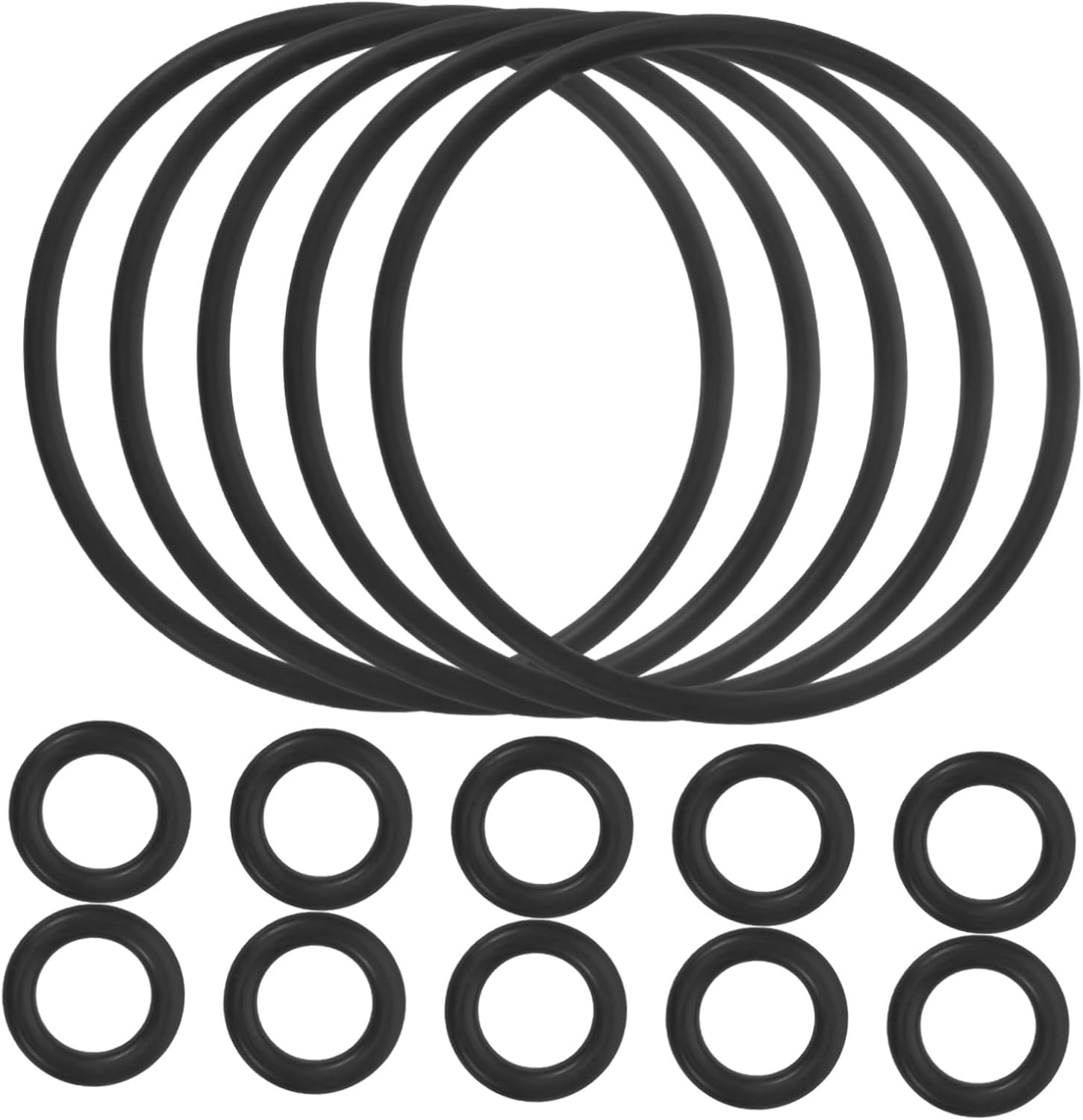 BESPORTBLE 15Pcs O-Shape Sealing Ring for Pool Diverter Valve Combination Valve Silicone Sealing Ring Compatible Pool Accessory for Maintenance image number 1