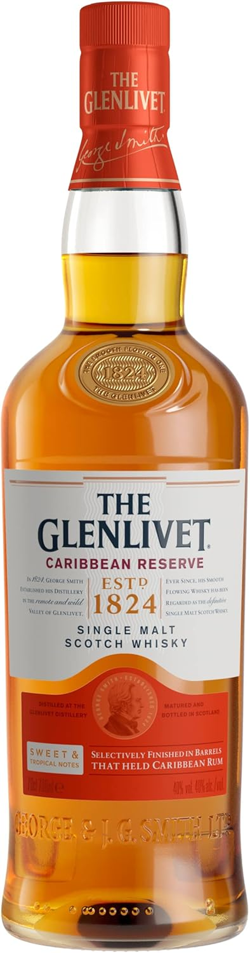 The Glenlivet Caribbean Reserve Single Malt Scotch Whisky 700Ml Giftbox