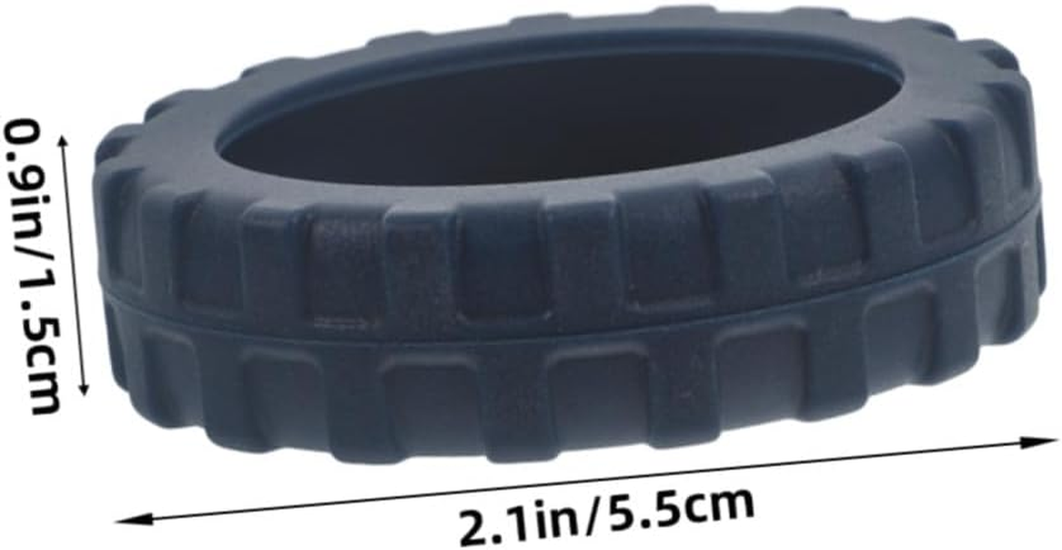 FOMIYES 8Pcs Luggage Caster Protection Covers Wheel Silicone Luggage Wheel Slip Protector for Suitcase Travel Case Cover image number 5