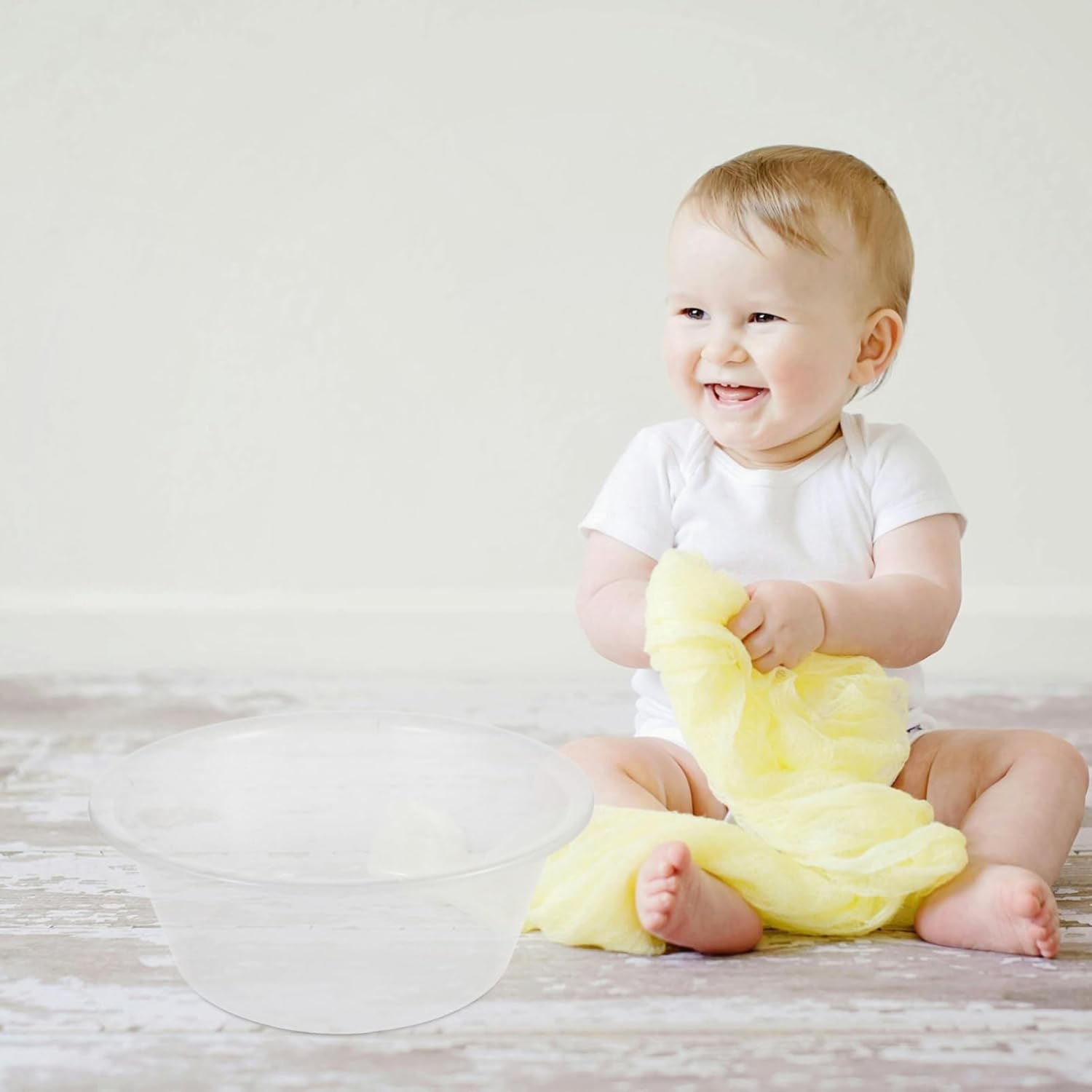 EXQUIMEUBLE Large Foot Bath Tub Grey Portable Foot Soaking Basin for Home and Salon Use for Relaxation image number 4