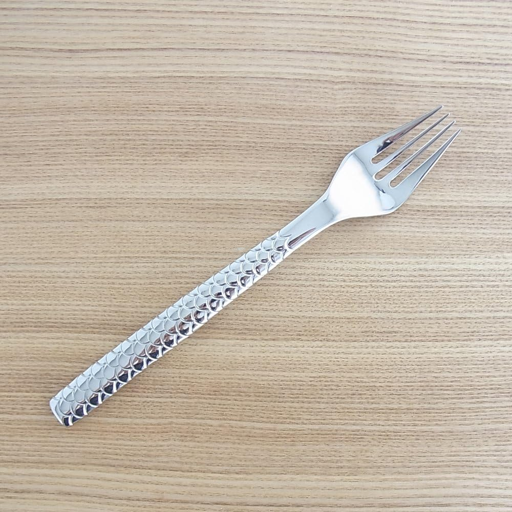 Alessi FM23/17 Colombina Fish Fish Forks in 18/10 Stainless Steel Mirror Polished (Set of 6), Silver image number 3