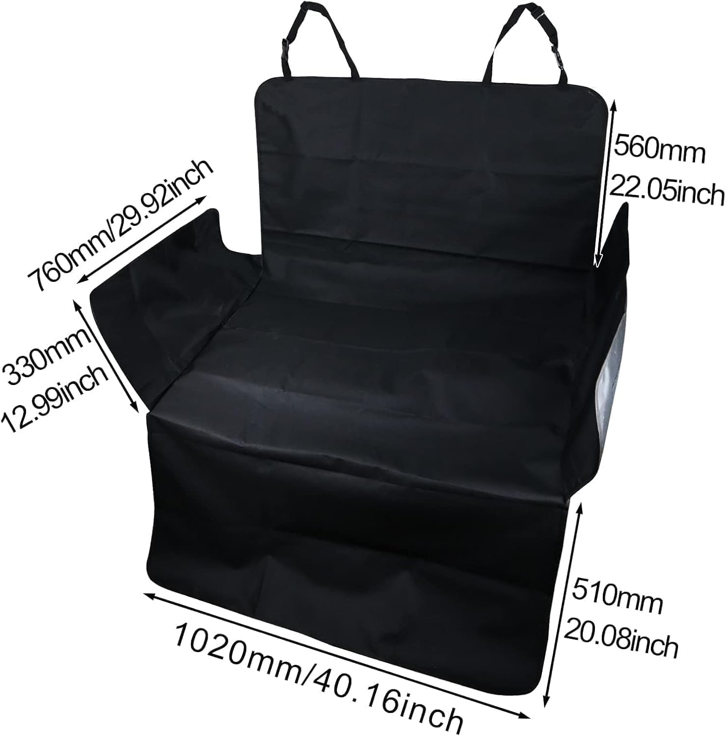 AUTOXBERT Waterproof Car Boot Liner Bumper Tray Pet Rear Seat Cover Dog Trunk Mat, Heavy Duty Waterproof Pet Dog Car Boot Seat Protector Liner Tray Cover Mat. image number 2