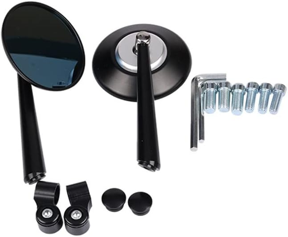 For Super Soco Ts Lite Tsx Tc Max Pro Accessories Motorcycle Retro round Rearview Mirror Handlebar Rear View Side Mirrors Parts image number 2