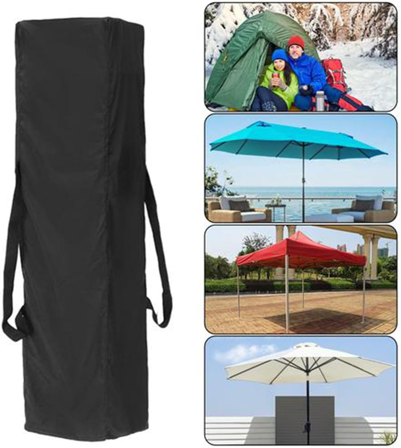 Canopy Bag Replacement - Long Duffle Bag | 420D Oxford Cloth Waterproof Tote for Packing Travel Gym Sports College Beach Outdoor Camping - M image number 5