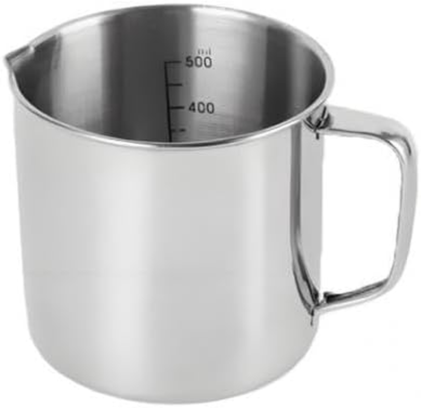 Dickly Stainless Steel Measuring Cup Espresso Steaming Pitcher Coffee Milk Frother Cup for Kitchen image number 3
