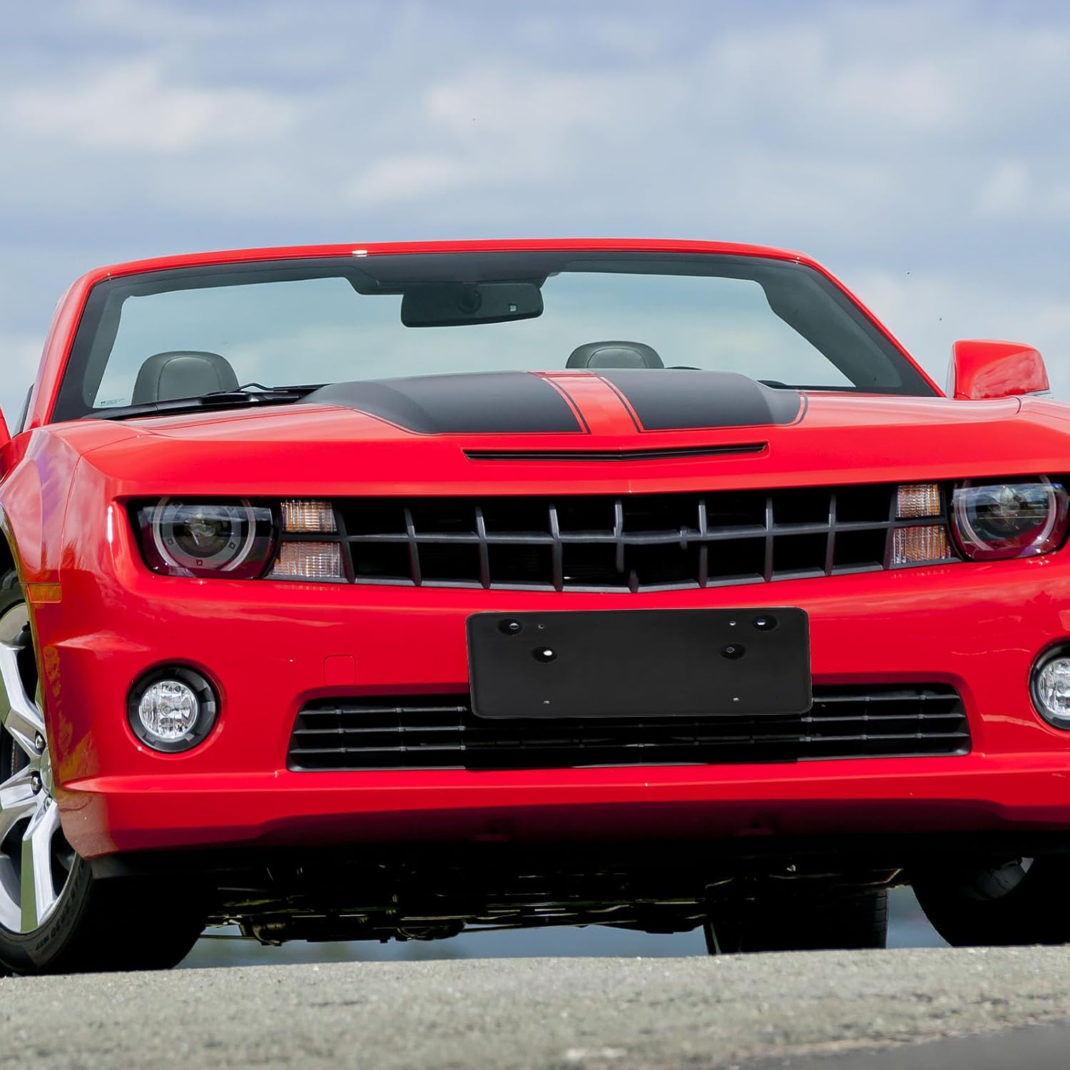 License Plate Bracket, Strong Structure Front Bumper License Plate Tag Holder for Vehicle Car Applicable Scene image number 2