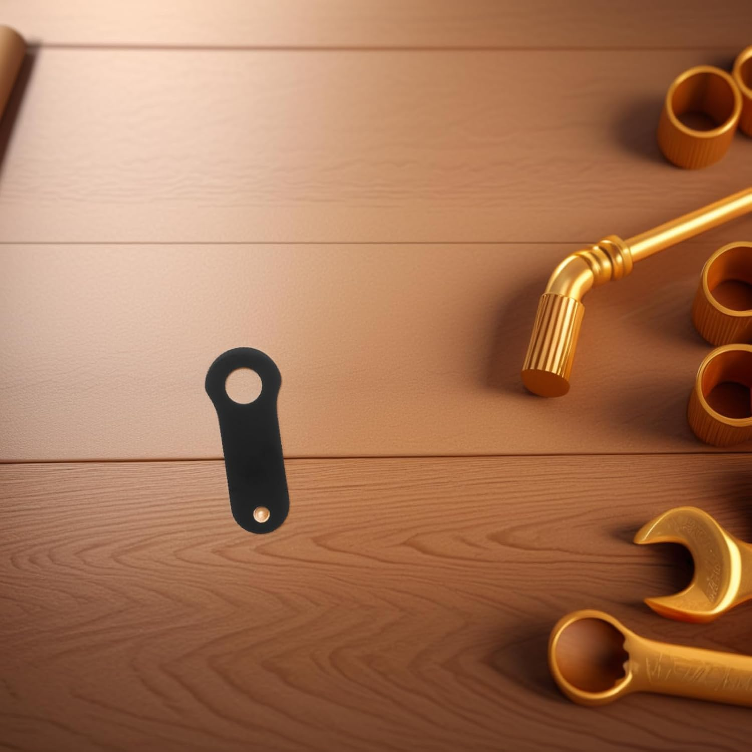 Gatuida Stainless Steel Motorcycle Bell Accessories with Split Ring Keyring Brushed Polished Finish 2.4 Inch Guardian Luck Riding Bell for Safe Motorcycle Riding image number 3