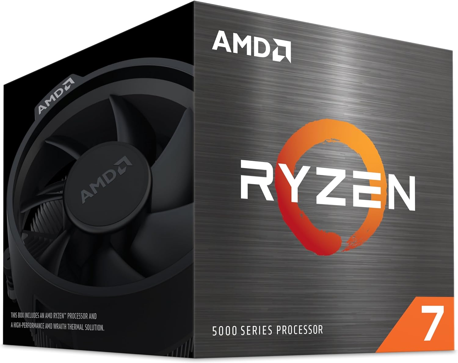 AMD Ryzen 7 5700 8-Cores 16-Threads Max 4.6Ghz 20MB Cache Wraith Spire Cooler Desktop Processor