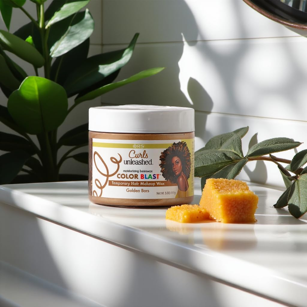 (Golden Bars) - Colour Blast Temporary Hair Makeup Wax - Golden Bars image number 5