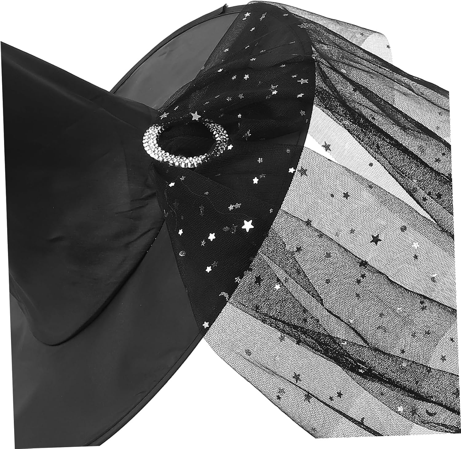 Amosfun Halloween Costume for Adults and Boys and Girls Including Witch Hat Gloves and Glasses Props for Cosplay Party and Trick-Treating image number 2