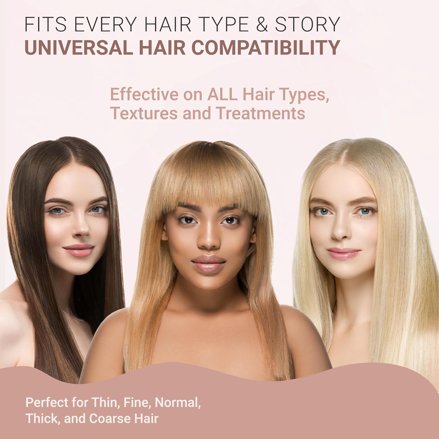 Hair Straightener Curls and Straighteners - Hair Styling Device with Ion Technology - Hair Straightener Straightener Hair Styler with Accessories (Germany) image number 2