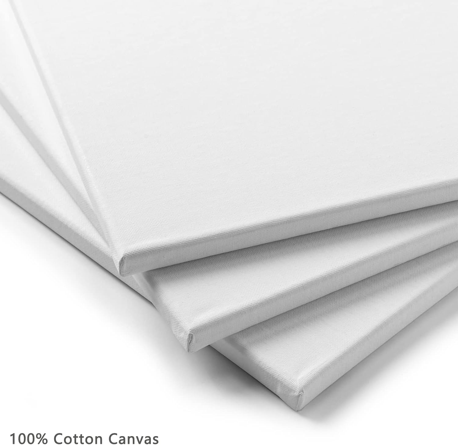 MEEDEN Stretched Canvas, 16 &times; 20 Inch, Pack of 6, Blank White Canvases for Painting, 100% Cotton, 8 Oz Gesso-Primed, Pre-Stretched Canvas for Acrylic Oil Pouring & Airbrushing Painting image number 5