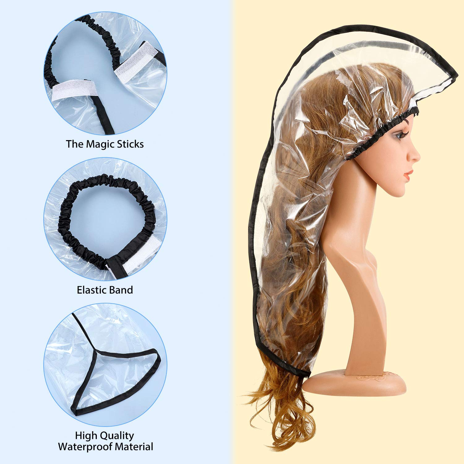 Blulu Hair Funnel for Washing - 3 Piece Shampoo Rinse Tool for Upright Position - Elderly Home Use and Salon image number 5