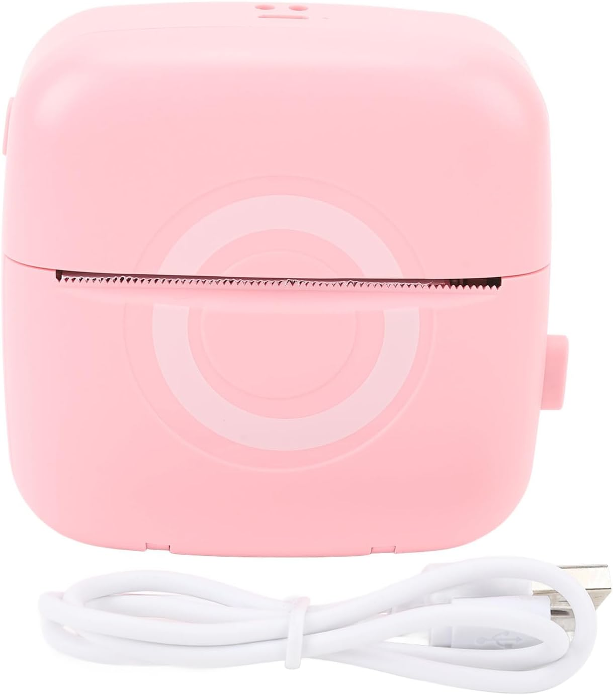 Pocket Thermal Printer, Portable Bluetooth Wireless Label Printer with APP (For Ios & Android) for Notes Journal Memo Photo Study for Kids Students (Pink) image number 2