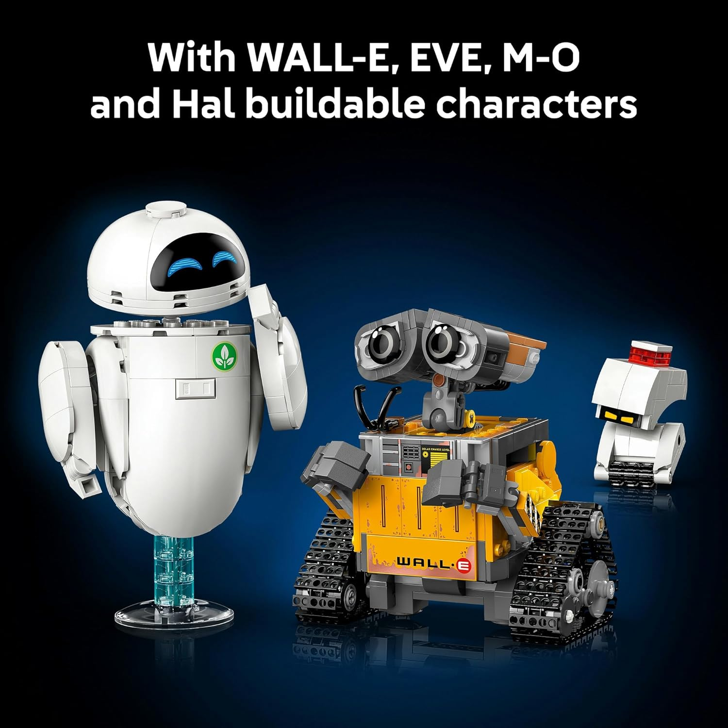 LEGO&reg; ǀ Disney and Pixar Wall-E and EVE 43279 Animated Film Fantasy Buildable Kit, Fun Couples&rsquo; Activity for Date Night, Makes a Creative Toy-Giving Idea for Adult Building Fans of the Characters