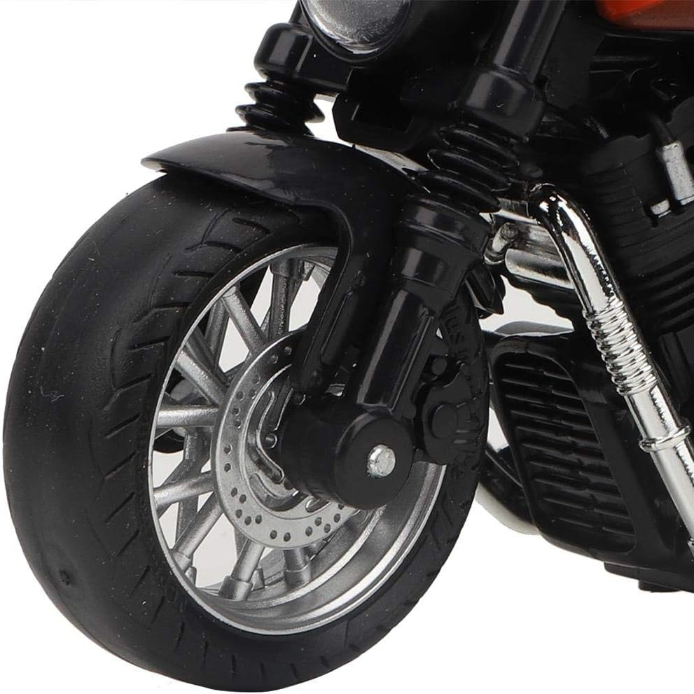 Motorbike Model Toy, Durable Alloy Motorbike Model Toy, Superior Vertical for Kids Teens Sons Children Boys(Black) image number 5
