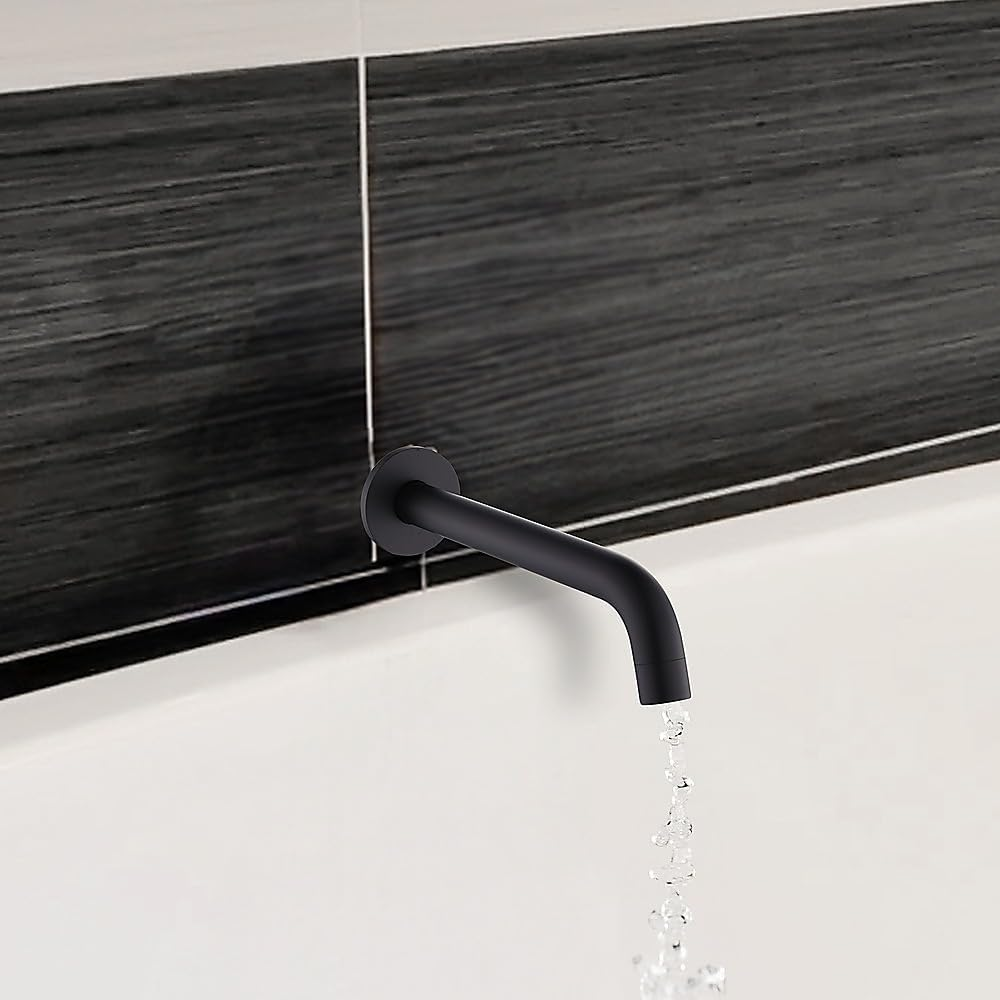 220Mm Bath Spout in Black Finish image number 3