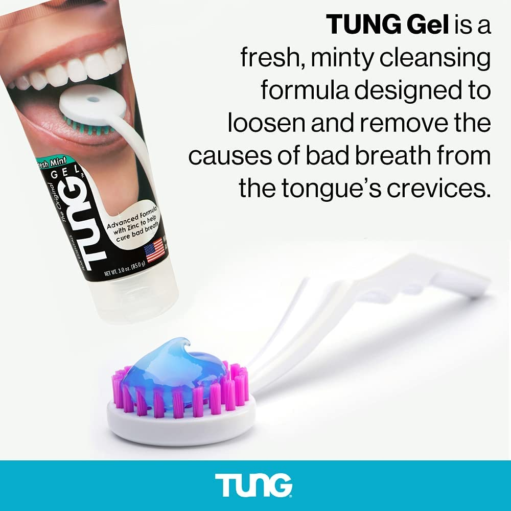 2 Tung Brush & 2 Gel Tongue Cleaner Partner Pack image number 1
