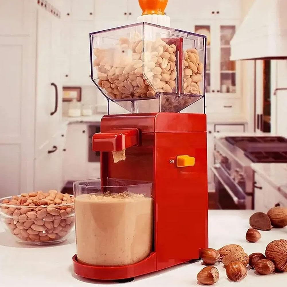 Electric Nut Butter Maker - 500Ml Non-Slip Base, Multifunctional Grinder for Groundnuts, Peanuts & More image number 1