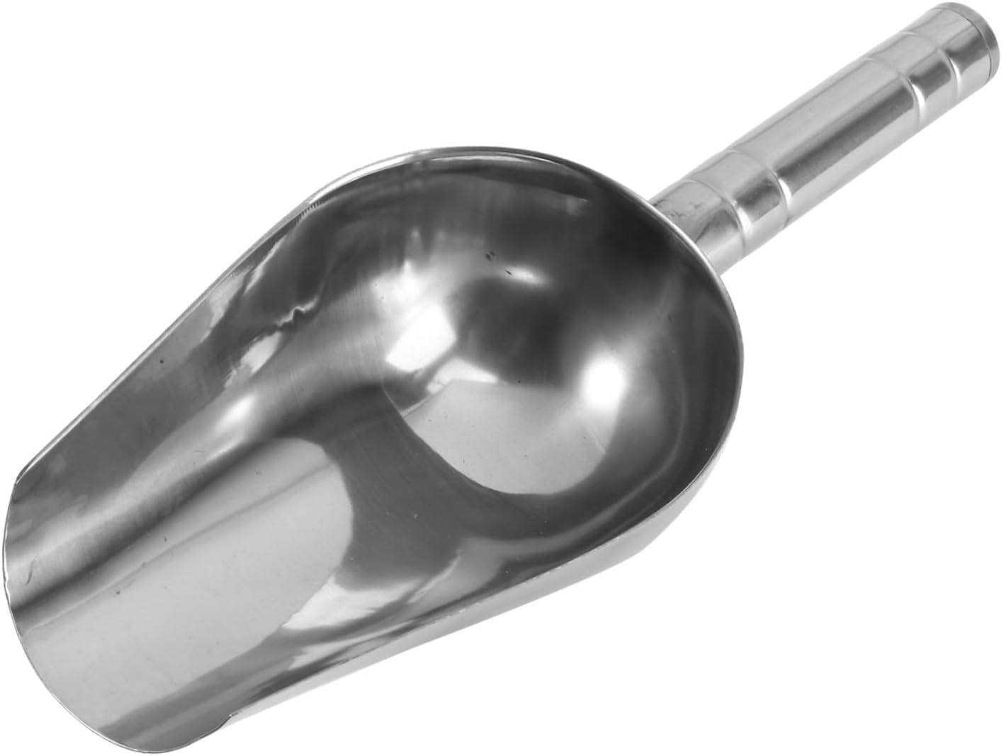 Garneck Stainless Steel Dog Food Scoop - 1 Cup Capacity Feed Scoop for Pet Food Storage - Durable Metal Shovel for Easy Feeding and Portion Control image number 3