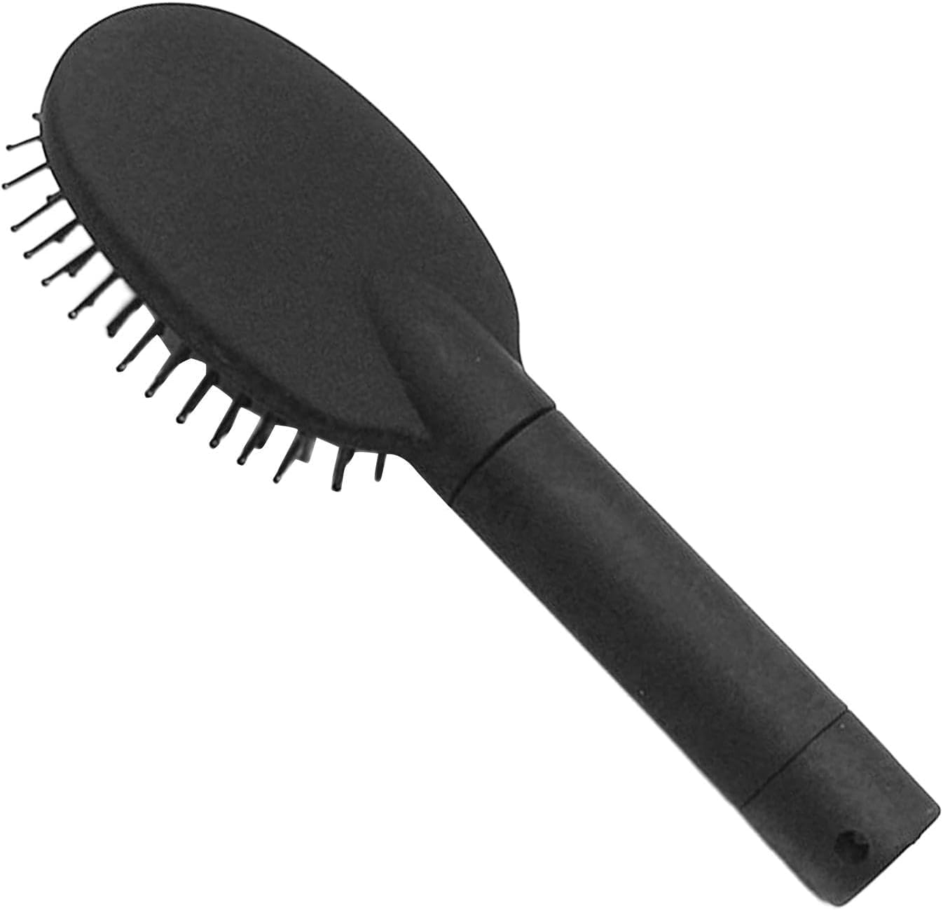 Uiopqrst Travel Hair Brush - Scalp Massage Hairbrush, Secret Travel Container Hide Money Hider Comb, Secure Storage for Small Valuables, Black image number 5