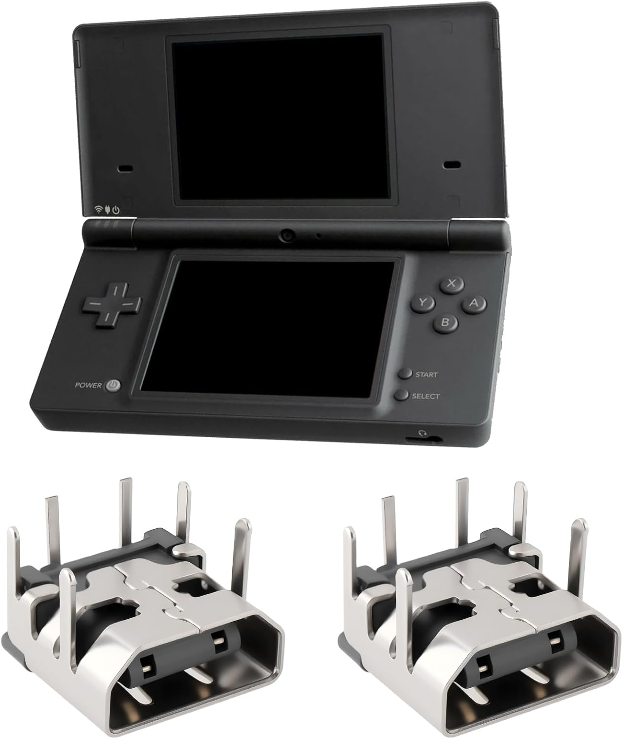 Emagtech 6X Power Jack Charging Port Connector Compatible with Nintendo DS Lite NDSL image number 5